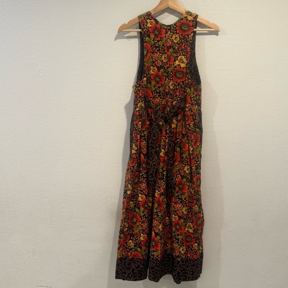 Dee's designer Lovely 50s Vintage floral patchwork midi dress - Picture 2 of 13